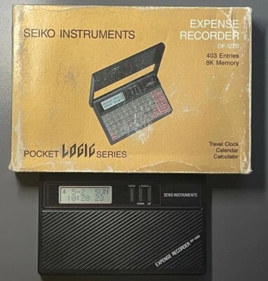 Vintage Seiko Instruments Expense Recorder DF-1220 Pocket Logic Series - Image 1 of 4