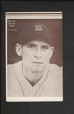 1934 Detroit Tigers Annis Furs Team Issue Ervin Pete Fox TOUGH!
