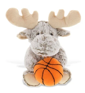 PLUSH BASKETBALL - SUPER-SOFT PLUSH - SITTING MOOSE - Picture 1 of 6