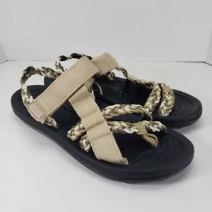 MEGNYA Womens Beige Comfortable Walking Sandals with Arch Suppprt - Size 10.5 - Picture 1 of 16