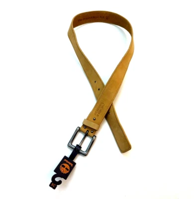 Nuevo Timberland Para Hombre Cuero Genuino Original Bota Cinturón Tallas 34-40 Marrón 38mm Foto 1 de 4