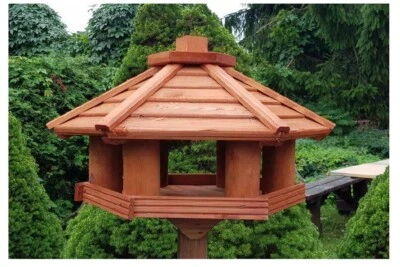 Vogelhaus Typ KO, XXL-L,Vogelfutterhaus, Holzvilla,Futtertrog,Vogelstation Holz - Bild 1 von 4