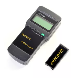 5E 6E LCD SC8108 CAT5 RJ45 Network Telephone LAN Length Cable Wire Tester Meter - Picture 1 of 7
