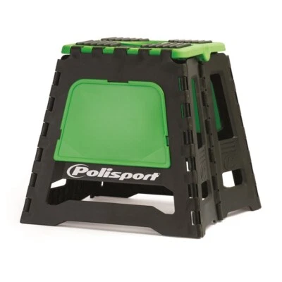 POLISPORT SOPORTE PLEGABLE MOTOCROSS ENDURO Verde KXF KX Kawasaki MX Foto 1 de 2