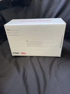 Weiße Wellpappe Versandtaschen EZ Versand selbstverriegelnd 50 Kartons für 25 $ - Bild 1 von 6