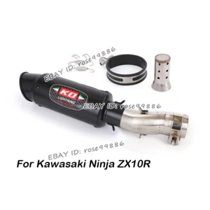 For Kawasaki Ninja ZX10R 2016~2020 Modified Exhaust Muffler Pipe With DB Killer - Picture 1 of 12