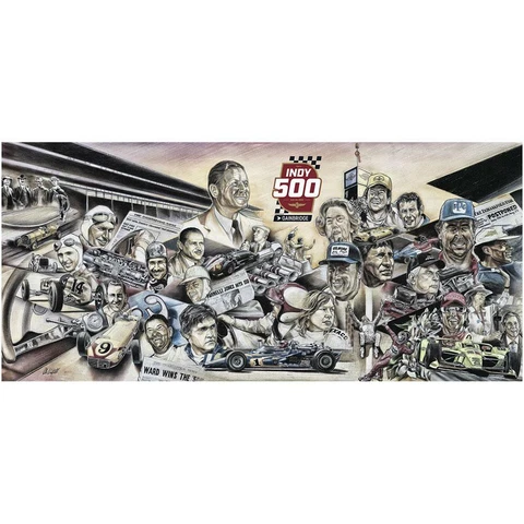 Official 2020 Indianapolis 500 104TH Running Event Poster 36" X 16.5" Cover
