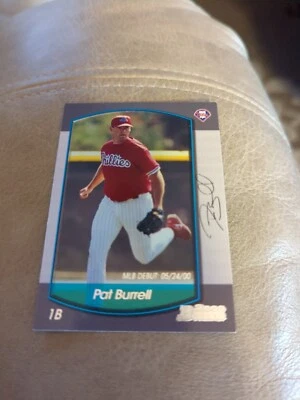 2000 Bowman Draft  #1 Pat Burrell - NM-MT  - Image 1 of 2