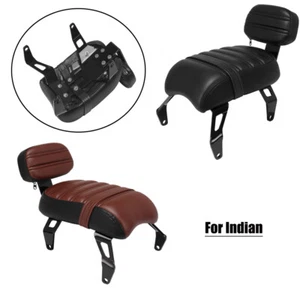 1*Rear Passenger Seat+Backrest For Indian Scout Bobber Twenty/Sixty /Sixty ABS - Picture 1 of 14
