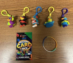 Kids Heart Challenge Duck/Pack Lot Pepper,Wynn,Dakota, Rain, Ace, & Bracelet - Picture 1 of 1