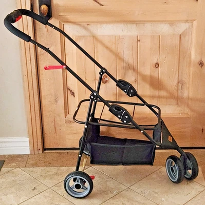 Ibiyaya Haustier Kinderwagen Gestell Zusammenklappbar Faltbar Tragbar Radschlösser - Bild 1 von 4