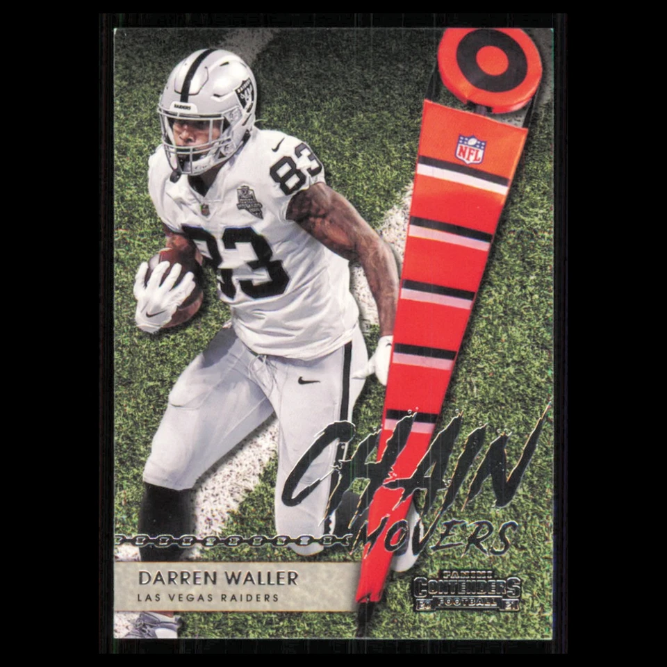 Darren Waller #CM-DWA 2021 Panini Contenders Chain Movers Las Vegas Raiders Card - Image 1 of 3