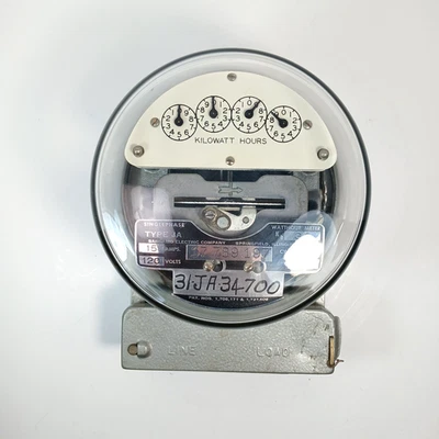 Medidor eléctrico monofásico tipo JA 15 amperios 120 voltios de SANGAMO Electric Co. Foto 1 de 4