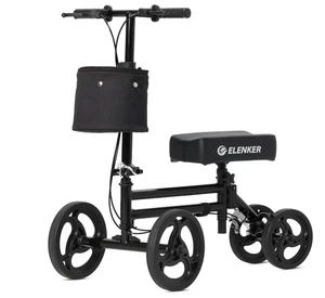 ELENKER Kniescooter Economy Knie Walker mit Doppelbremssystem für Verletzungen... - Bild 1 von 11