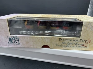 Authentic Models Palette for Pens Glass Pens & Ink Set New Open Box - Picture 1 of 8