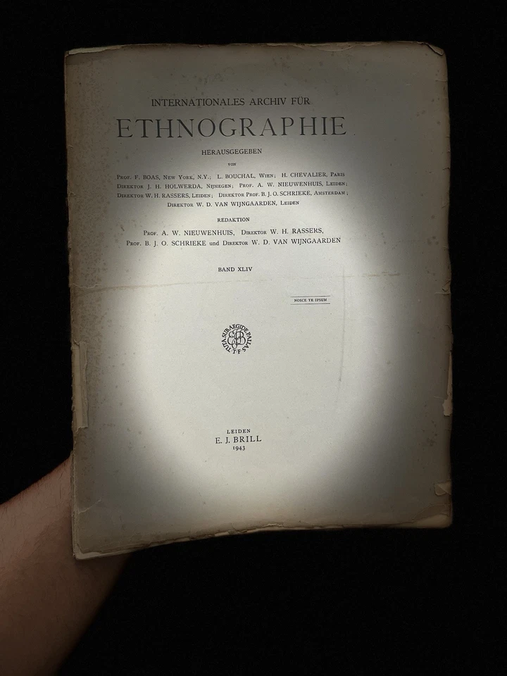 C.J goeje First Edition On south American Indian studies rare!  - Image 1 of 1