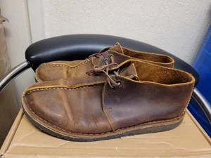 Clarks Originals Desert Trek Men's Boots In Brown Size UK 10 G - Picture 1 of 11