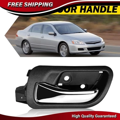 2003 - 2007 年本田雅阁轿车左后镀铬和黑色内门把手 — 第 1/4 张图片