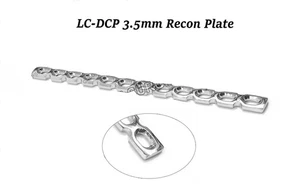Veterinary DCP Recon Plate Platte 3,5 mm 6 Loch (Lot 10 Stück) Instrumente - Bild 1 von 5
