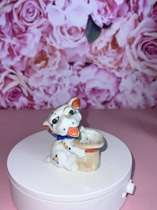 De Colección Soporte Palillo de Dientes Perro Pin Japón Sombrero Lunares VER FOTOS - Imagen 1 de 3