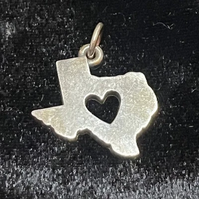 James Avery Deep in the Heart of Texas Charm Sterling Silver 925 Charm  - Image 1 of 3
