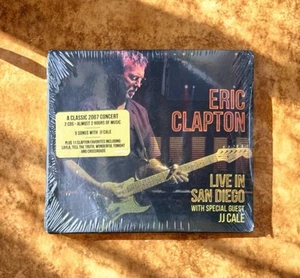 ERIC CLAPTON - LIVE IN SAN DIEGO (WITH SPECIALGUEST JJ CALE) 2 CD NEW Sealed - Picture 1 of 2