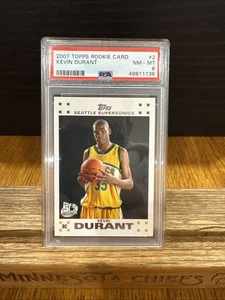 2007 Topps Rookie Card Kevin Durant #2 PSA9 - Picture 1 of 4