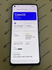 SMARTPHONE OPPO FIND X3 NEO 5G CPH2207 256 Go LIGNE SUR ECRAN - Photo 1/7