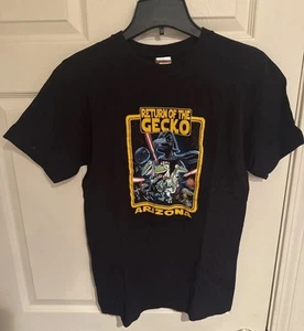Star Wars Parody Return Of The Gecko Arizona The Duck Co Black Tee Shirt Medium - Picture 1 of 4
