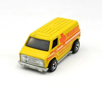Hot Wheels Paramedic Super Van Bw 7661 Flying Colors Blackwall 1974 Hong Kong - Photo 1/4