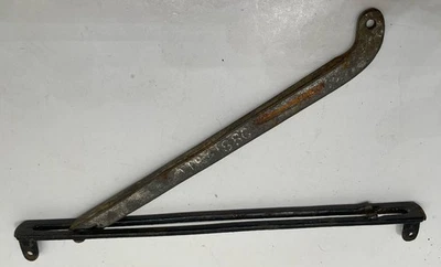 Antiguo vaporizador de baúl, Crouch & Fitzgerald herrajes de colección elevación superior bloqueo N Foto 1 de 4