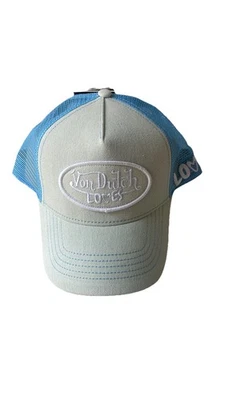 Gorra de camionero para mujer Von Dutch azul claro/color de mezclilla lavado Foto 1 de 4