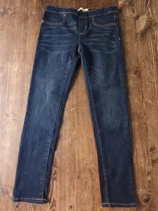 Levi's leggings pull on jeggings lavaggio scuro denim blu jeans ragazzo ragazza 8 reg - Foto 1 di 4