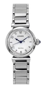 Citizen L Mae Mother Of Pearl Dial Eco-Drive Women's Ladies Watch EM1130-83D - Picture 1 of 4