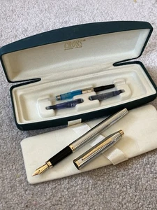 Cross Vintage Century II Medalist New Fountain Pen M Nib USA Boxed convertor - Picture 1 of 14
