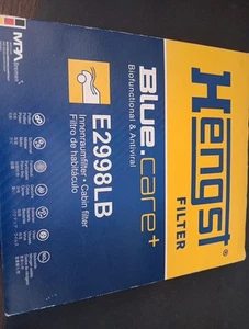 Hengst E2998LB Cabin Air Filter for VW Sedan Audi A3 Volkswagen GTI S3 Quattro - Picture 1 of 1