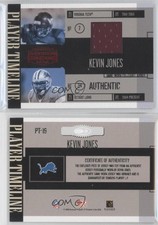 2006 Donruss Gridiron Gear Player Timeline Red Jerseys Kevin Jones #PT-19