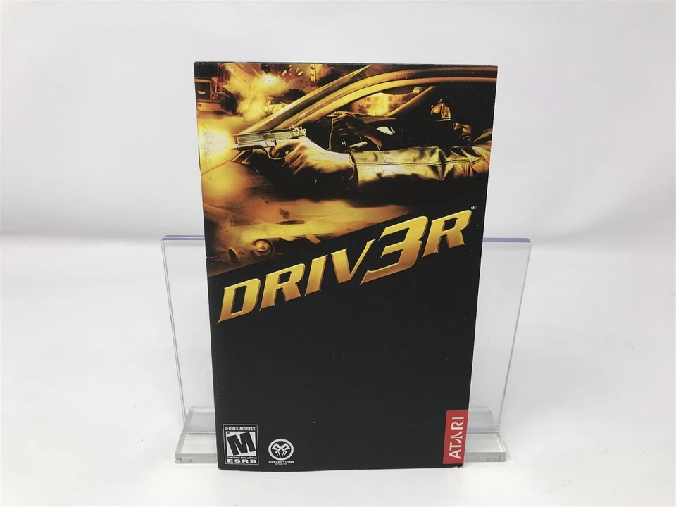 Driv3r Driver 3 - Playstation 2 PS2 - Instruction Manual Only - French Canadian  - Image 1 of 1
