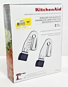 KitchenAid KSMAPC1AP 2 Pack Thin Blade Set for Spiralizer Attachment NEW - Picture 1 of 9