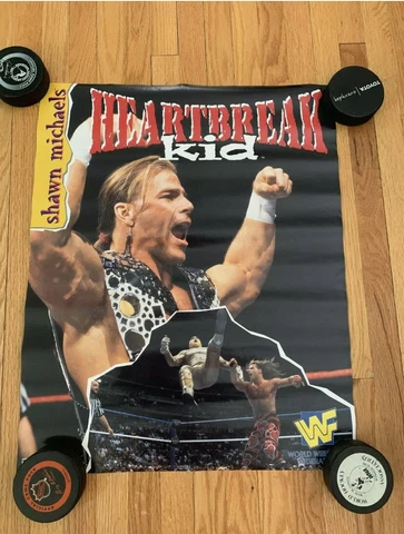 Shawn Michaels The Heart Break Kid Norman James WWF Poster 16x20 New in tube Cover