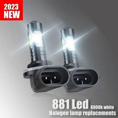 For Honda Pioneer 500 700 2014-2021 LED Bulbs Headlights Lights Super Bright 2PC - Image 1 of 4