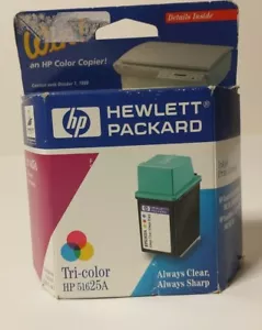 HP 25 Tri-Color Ink Cartridge 51625A New - Picture 1 of 4