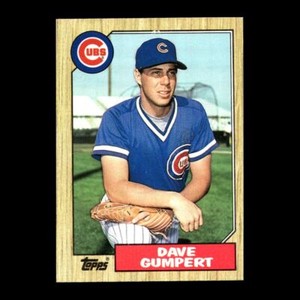 Dave Gumpert 1987 Topps Chicago Cubs #487 Set Break R306