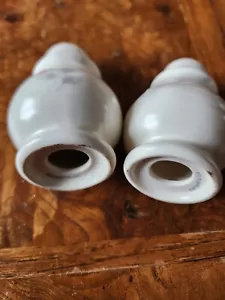 Vintage Pfaltzgraff Tea Rose Pink and Blue Salt and Pepper Shakers - Picture 1 of 4