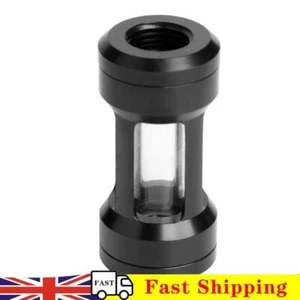 Dual G1/4 Threads Water Cooler Filter Liquid Cooling Flow Filter (Black) - Afbeelding 1 van 8