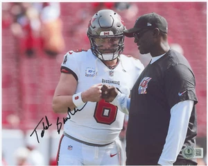 Todd Bowles Signed 8x10 Photo Picture BAS Beckett COA Tampa Bay Buccaneers Baker - Picture 1 of 1