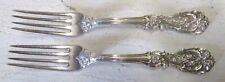 Francis the 1st by Reed and Barton Sterling Silver Forks  7 1/4 inches lot 2