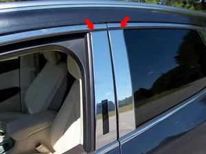 (FOR) 2015-2018 LINCOLN MKC 4 Piece Stainless Steel Pillar Post Trim. 4-door - Bild 1 von 1