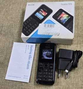 Nokia 105 Dual Sim (2015) RM-1134 Black Used ***Foreign Model*** - Picture 1 of 15