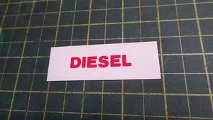 GENUINE BROS RAYGO 01009034 DIESEL DECAL, 3IN LONG 1" WIDE, 7X5152, SET OF 4!!! - Picture 1 of 7